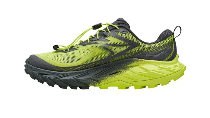 Chaussure de trail verte et noire Chaussure de trail verte et noire